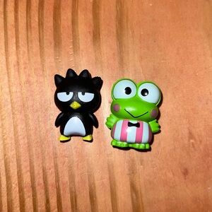 New in bags Sanrio Badtz maru and Keroppi figures